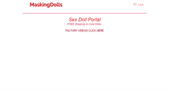 Desktop Screenshot of maskingdolls.com